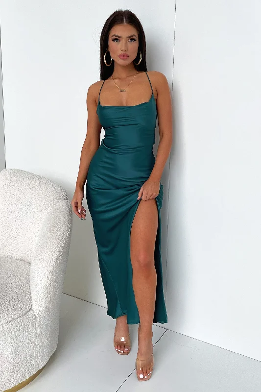 Midnight Madness Olivia Maxi Dress - Emerald