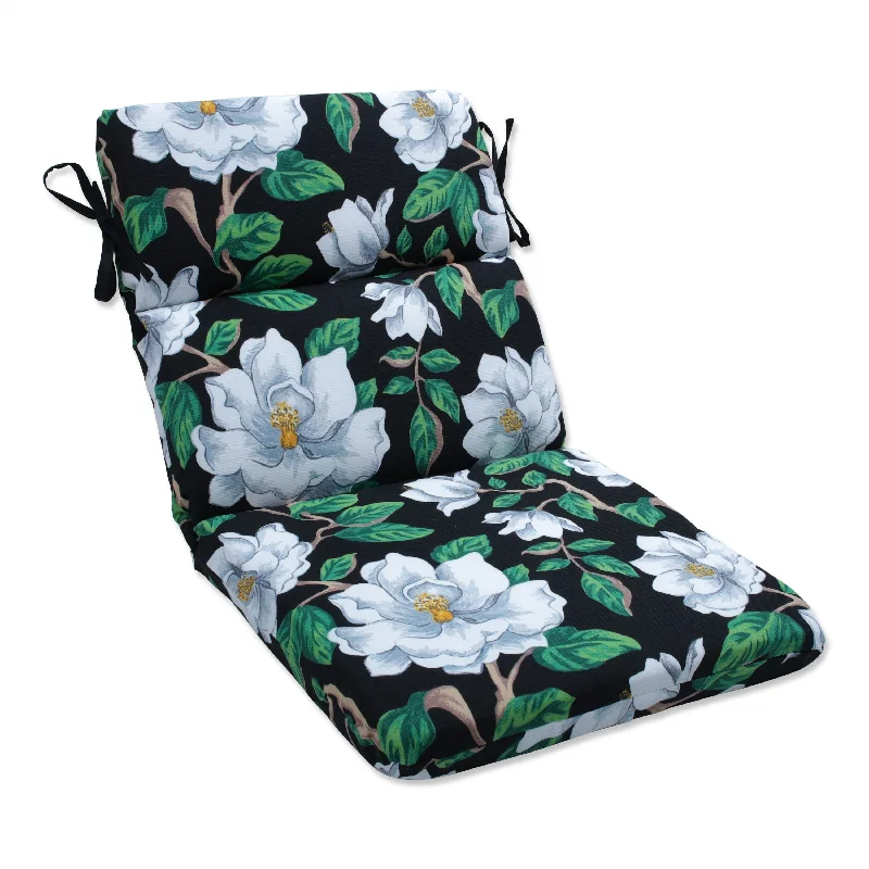 Clearance Sale Magnolia Black Rounded Corners Chair Cushion - 40.5 X 21 X 3