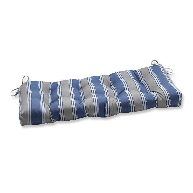 Limited Edition Pillow Perfect Outdoor Hamilton Cadet Blown Bench Cushion