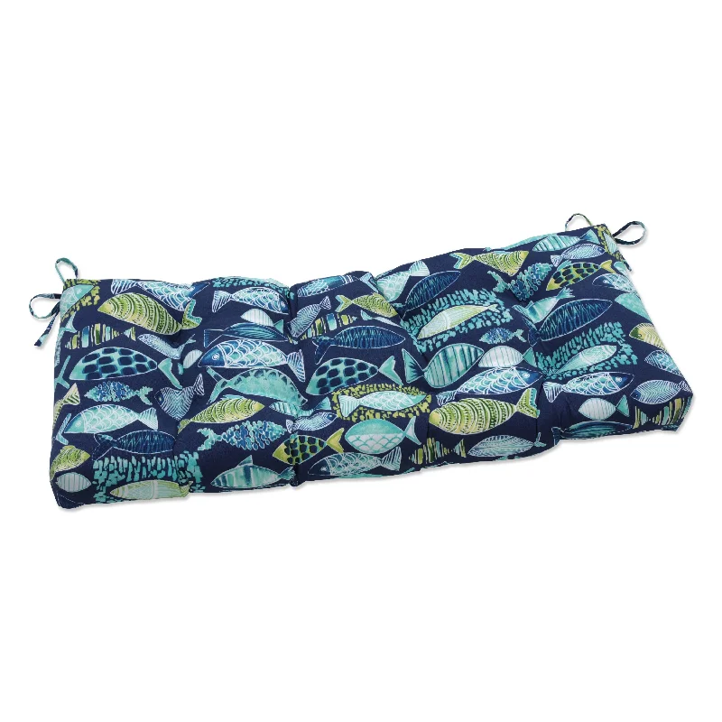 Early Bird Discount Pillow Perfect Outdoor Hooked Lagoon 44" Blown Bench Cushion - 18 X 44 X 5 - 18 X 44 X 5 Early Bird Discount Pillow Perfect Outdoor Hooked Lagoon 44" Blown Bench Cushion - 18 X 44 X 5 - 18 X 44 X 5