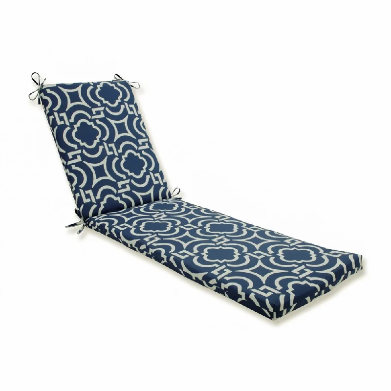 Best Seller Pillow Perfect Outdoor/Indoor Carmody Navy Chaise Lounge Cushion 80x23x3