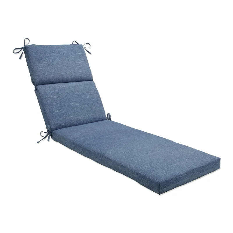 Super Deal Pillow Perfect Outdoor | Indoor Tory Denim Chaise Lounge Cushion 72.5 X 21 X 3