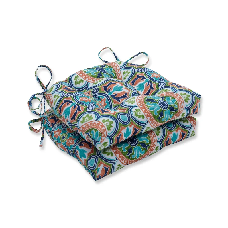 Special Promotion Pillow Perfect Outdoor Lagoa Tile Flamingo Deluxe Tufted Chairpad (Set of 2) - 17 X 17.5 X 4 - 17 X 17.5 X 4 Special Promotion Pillow Perfect Outdoor Lagoa Tile Flamingo Deluxe Tufted Chairpad (Set of 2) - 17 X 17.5 X 4 - 17 X 17.5 X 4