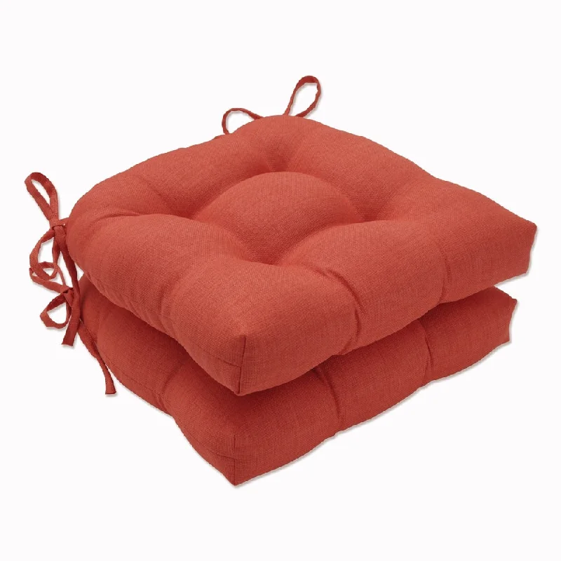 Weekend Flash Sale Pillow Perfect Outdoor Rave Coral Reversible Chair Pad (Set of 2) - 15.5 X 16 X 4 - 15.5 X 16 X 4 Weekend Flash Sale Pillow Perfect Outdoor Rave Coral Reversible Chair Pad (Set of 2) - 15.5 X 16 X 4 - 15.5 X 16 X 4