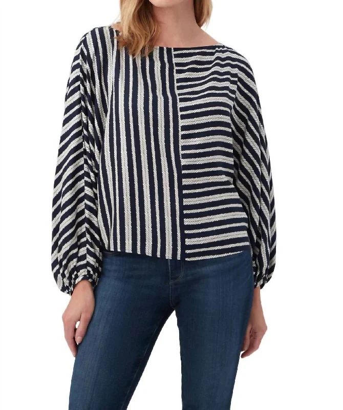 Bargain Bin Atlantique Top In Indigo