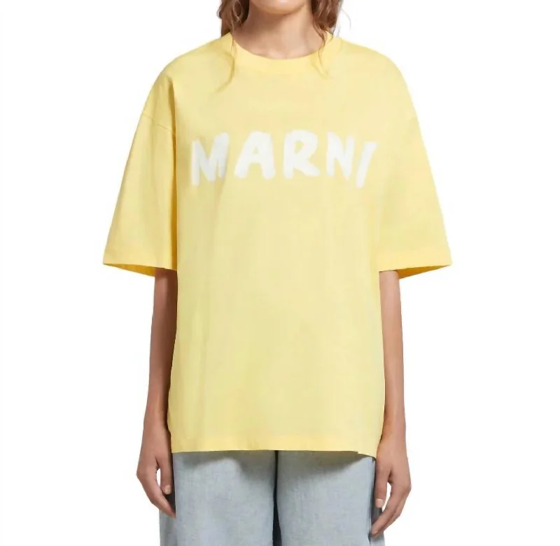 Super Deal Cotton Graphic T-Shirt In Lemmon