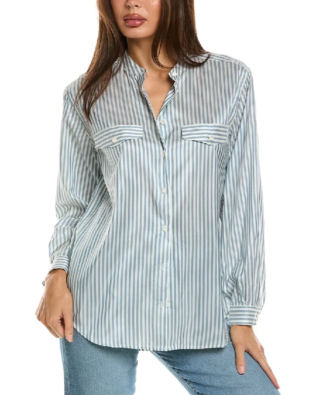Super Savings FRAME Denim Femme Silk Shirt