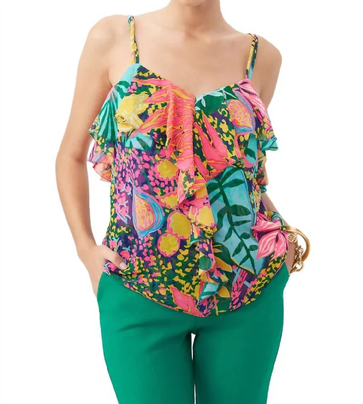 Markdown Madness Gulf Shore Cami Top In Multi