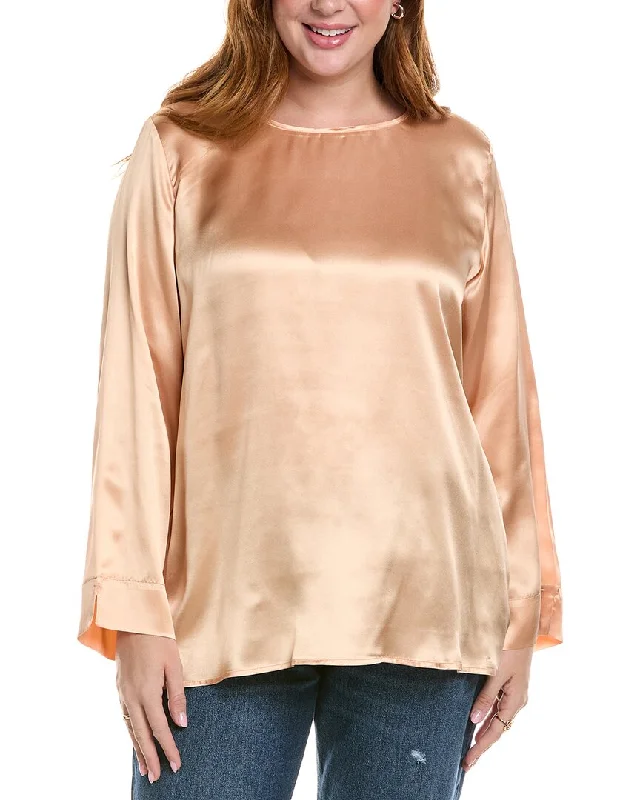 YEAR-End Clearance Marina Rinaldi Plus Bene Silk Shirt