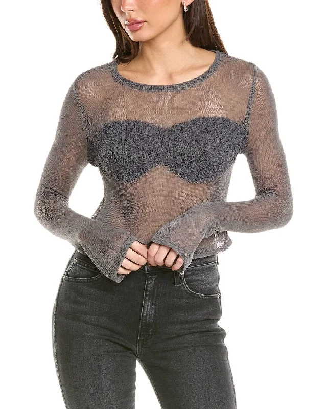 Crazy Savings & Rouge Sheer Top