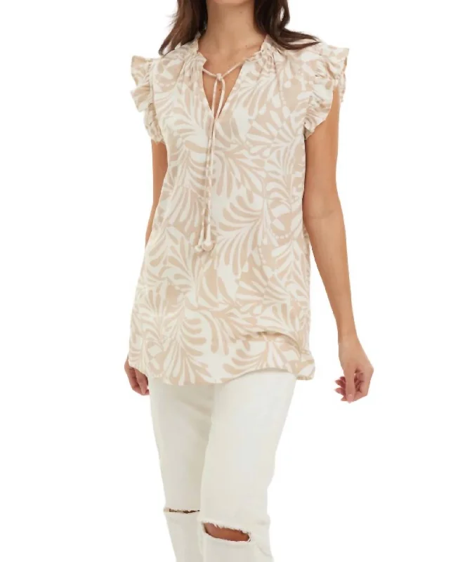 Reduced Prices Sophie Top In Tidal Sand