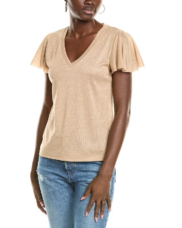 Fantastic Offers Vince Camuto Flutter Sleeve Top