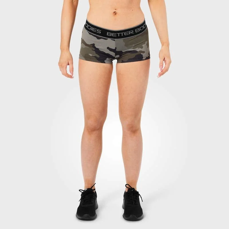 Super Bargain Better Bodies Fitness Hotpant - Green Camoprint