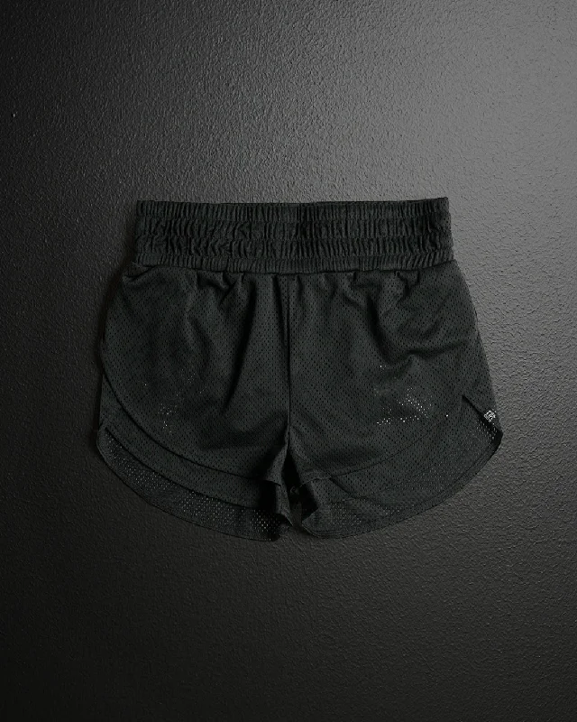 Today Only WOMENS MOMENTUM MESH SHORTS - BLACK